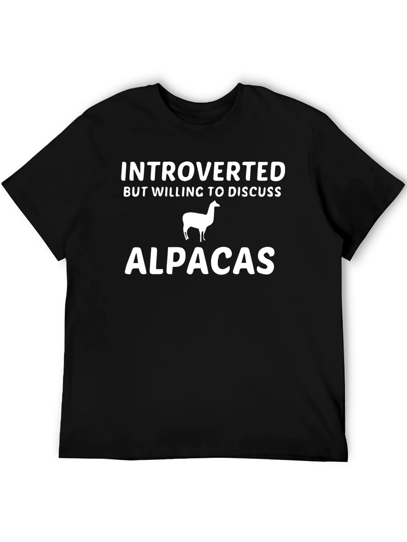 Introverted Alpaca T-Shirt - Funny Tee