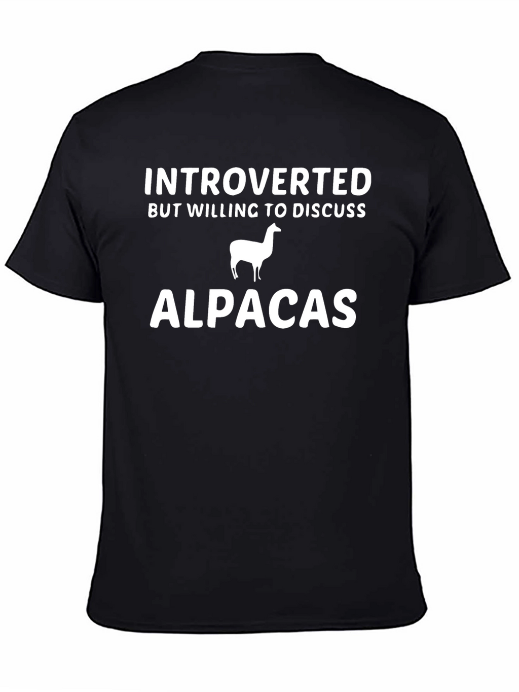 Introverted Alpaca T-Shirt - Funny Tee
