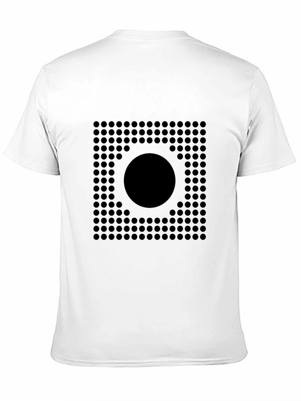 Geometric Circle Grid Graphic Tee