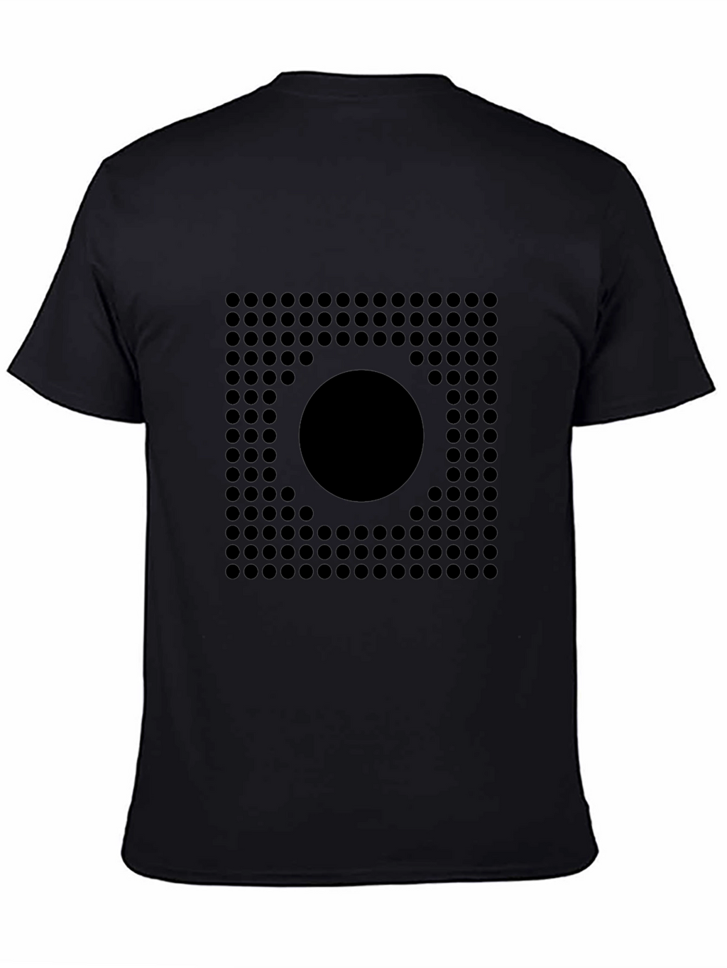 Geometric Circle Grid Graphic Tee
