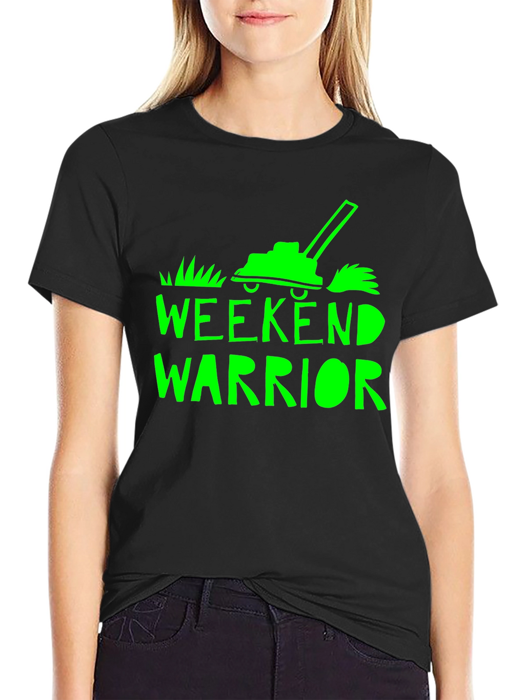Weekend Warrior Graphic T-Shirt - Black