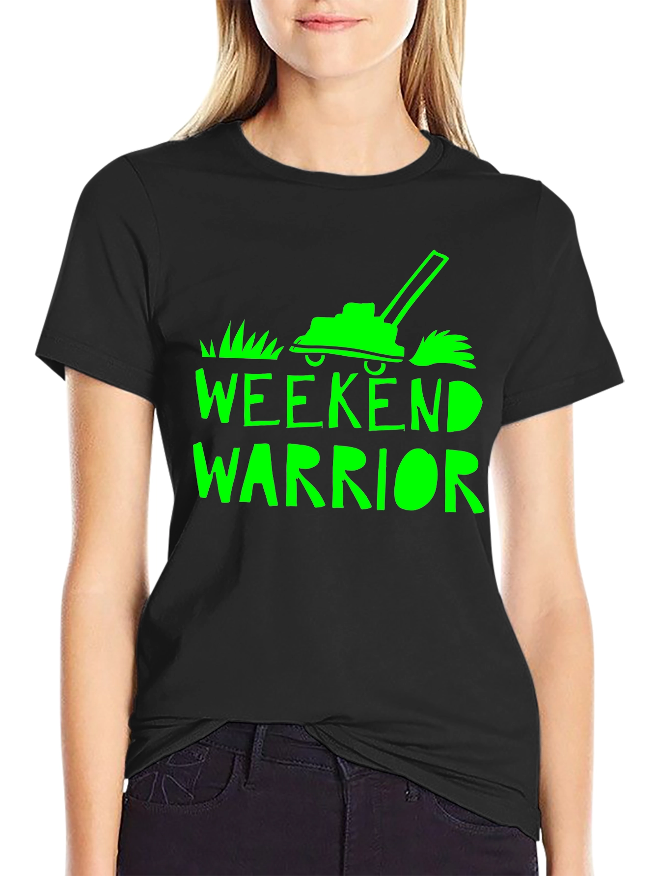Weekend Warrior Graphic T-Shirt - Black