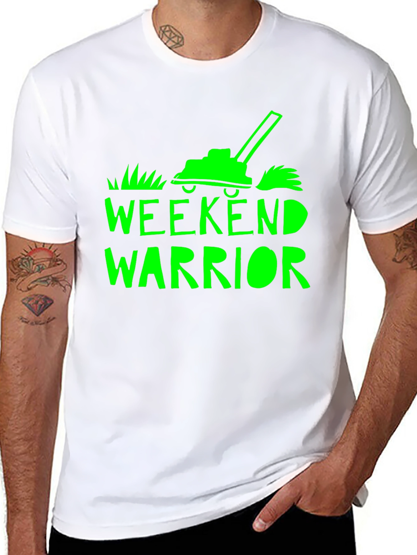 Weekend Warrior Graphic T-Shirt - Black