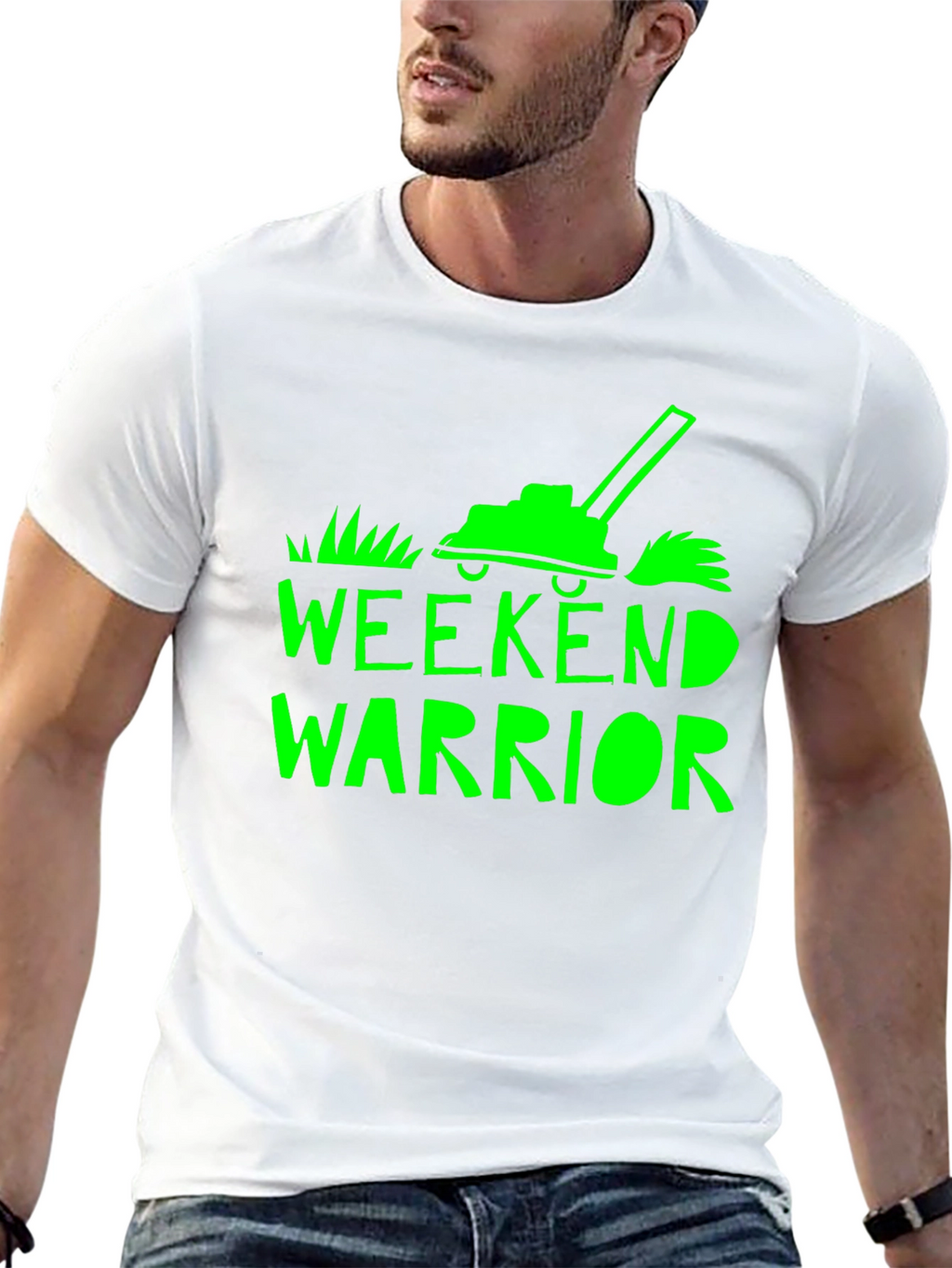 Weekend Warrior Graphic T-Shirt - Black