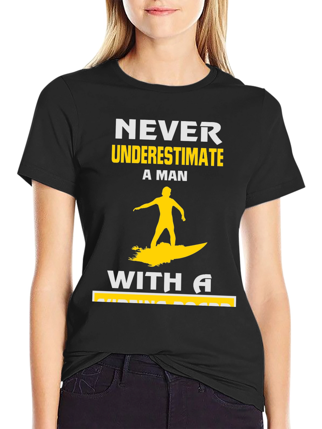 Never Underestimate Surfing Man T-Shirt
