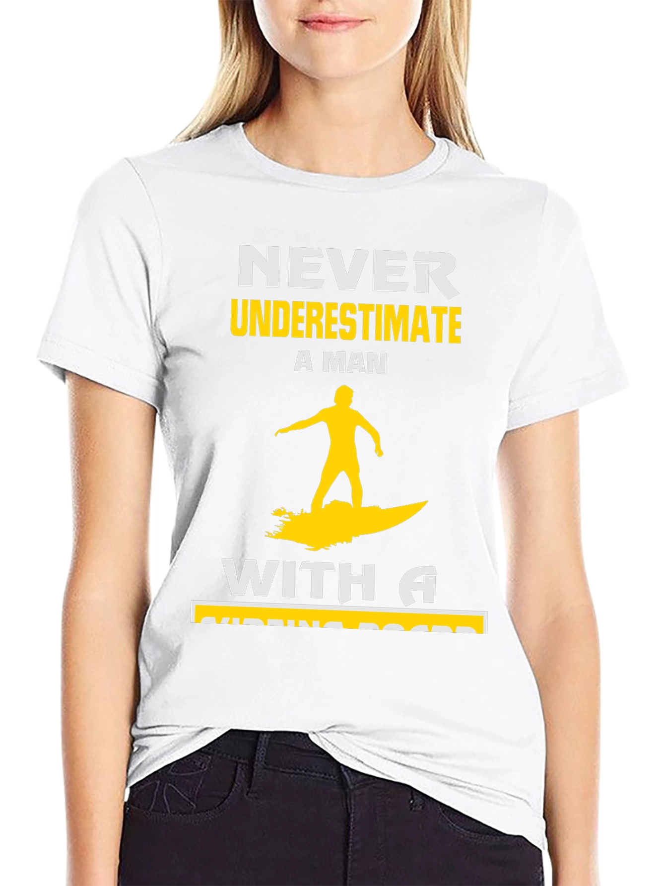 Never Underestimate Surfing Man T-Shirt