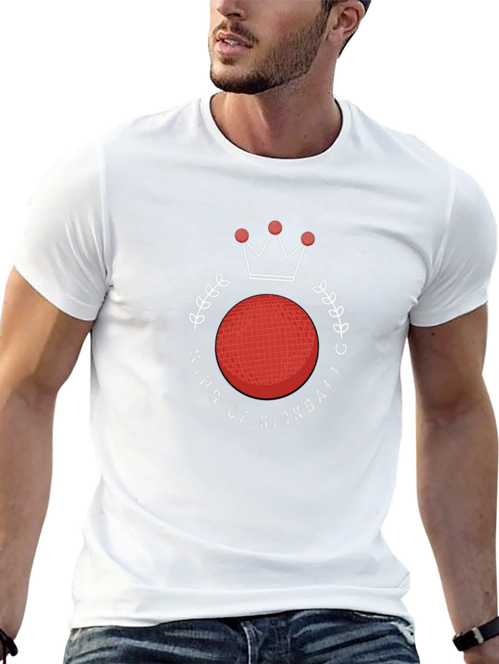 King of Kickball Black T-Shirt