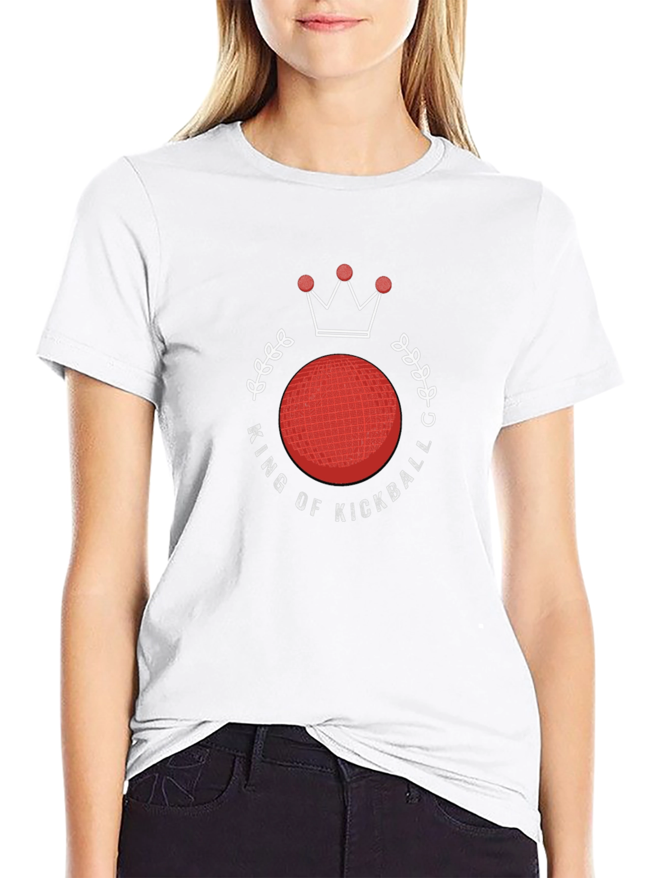 King of Kickball Black T-Shirt