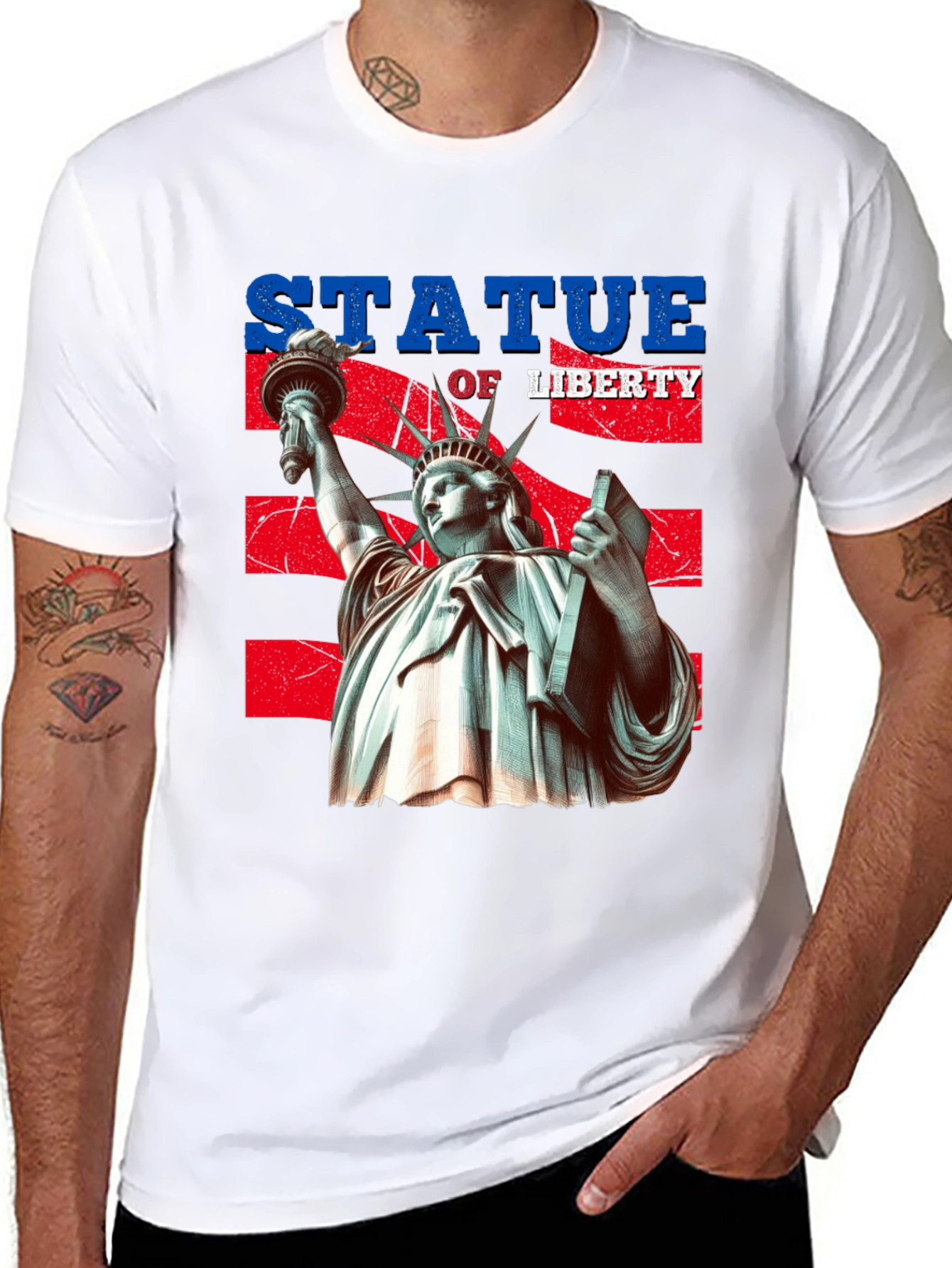 Statue of Liberty Patriotic T-Shirt