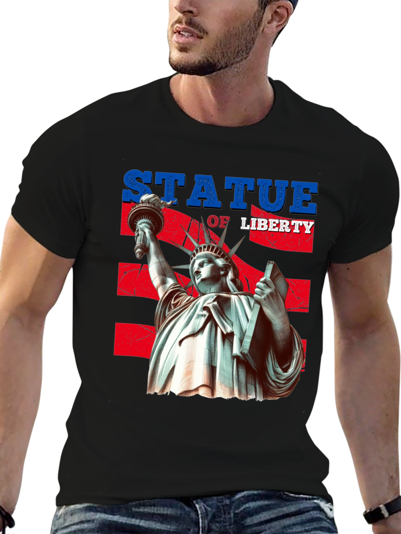 Statue of Liberty Patriotic T-Shirt