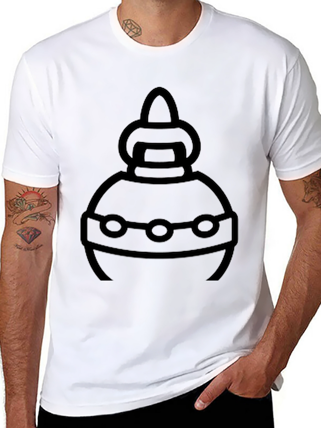 Unique Graphic Print T-Shirt