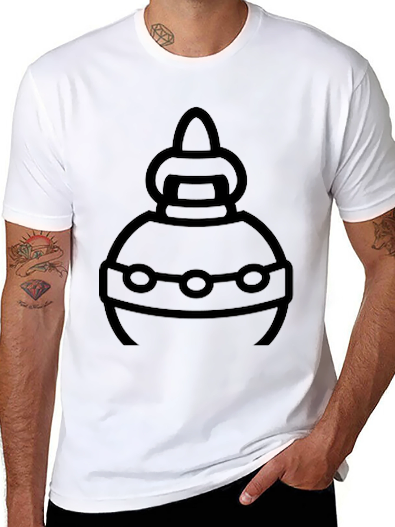 Unique Graphic Print T-Shirt
