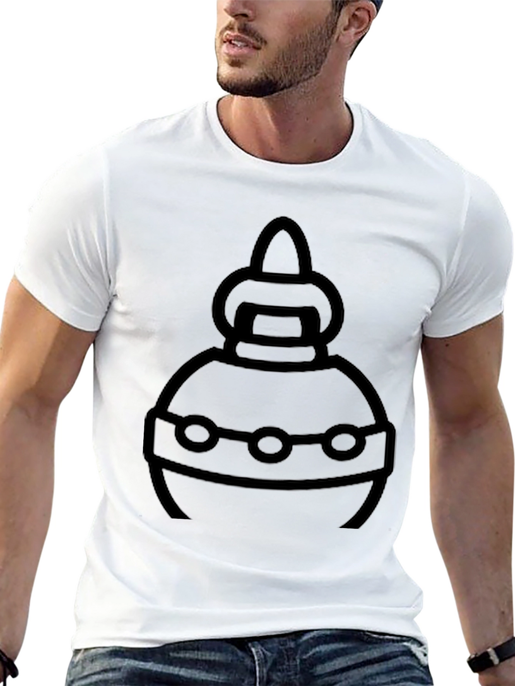 Unique Graphic Print T-Shirt
