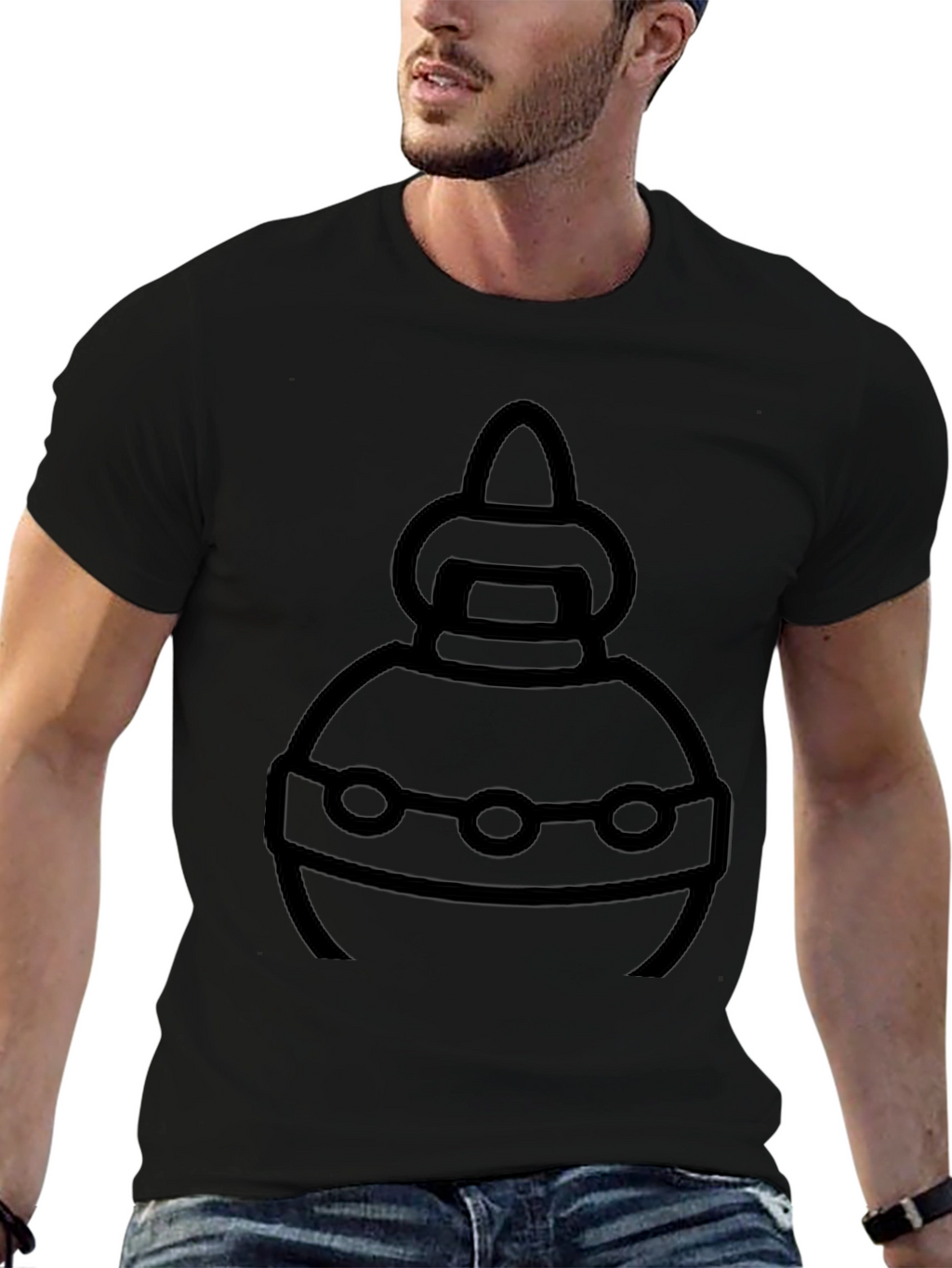 Unique Graphic Print T-Shirt