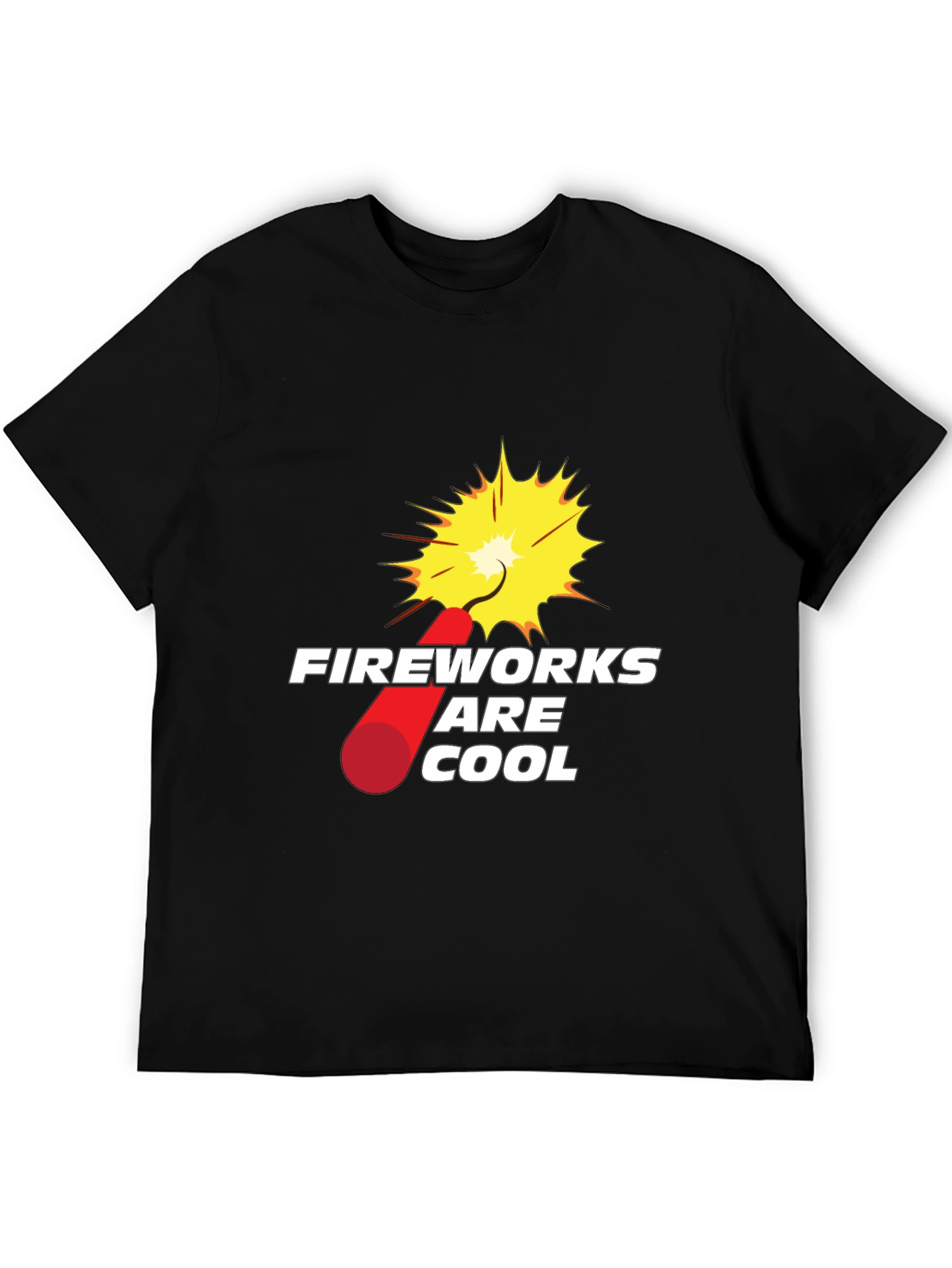 Fireworks are Cool Graphic T-Shirt