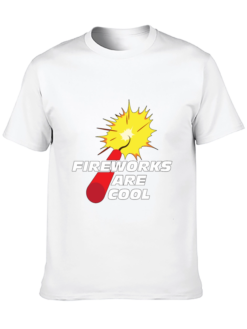 Fireworks are Cool Graphic T-Shirt