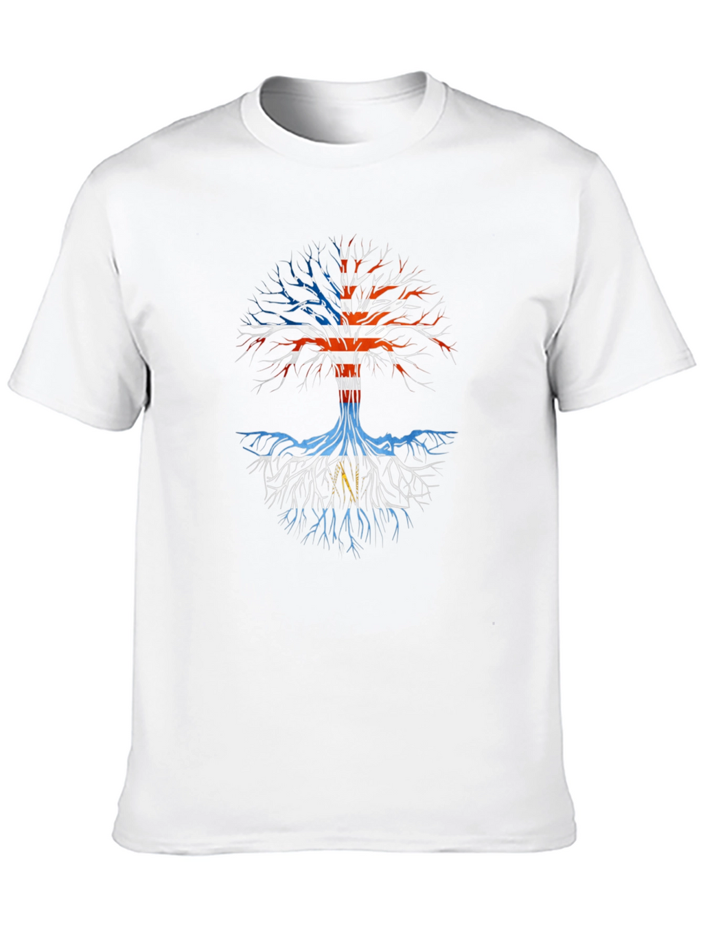 Patriotic Tree T-Shirt - USA Roots Design