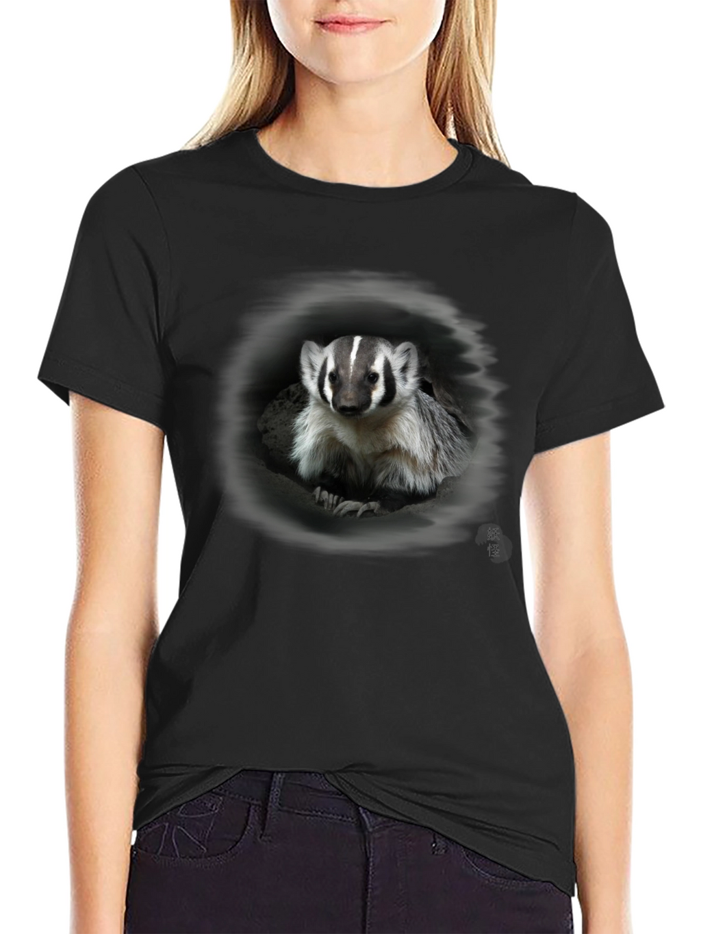 Badger Graphic T-Shirt - Wildlife Tee