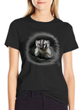 Badger Graphic T-Shirt - Wildlife Tee