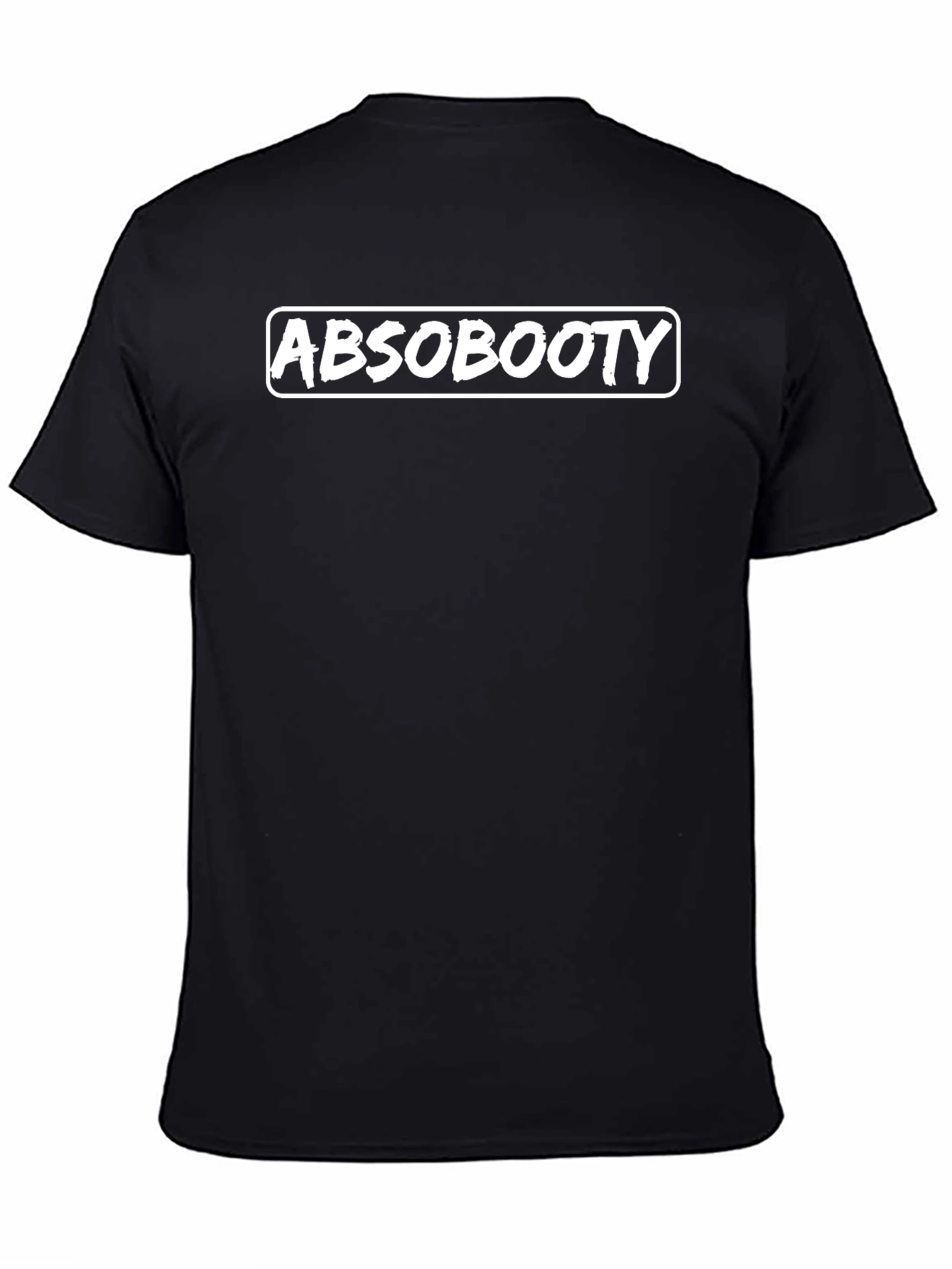 Abs Booty Black T-Shirt - Funny Graphic Tee