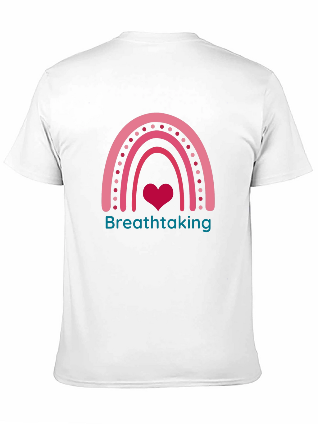 Breathtaking Rainbow Heart Graphic Tee
