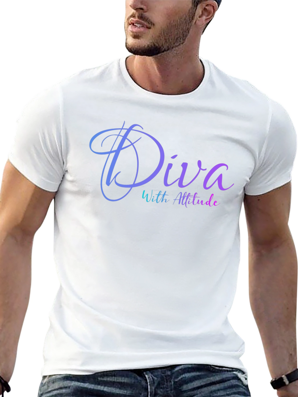 Diva With Attitude Black T-Shirt
