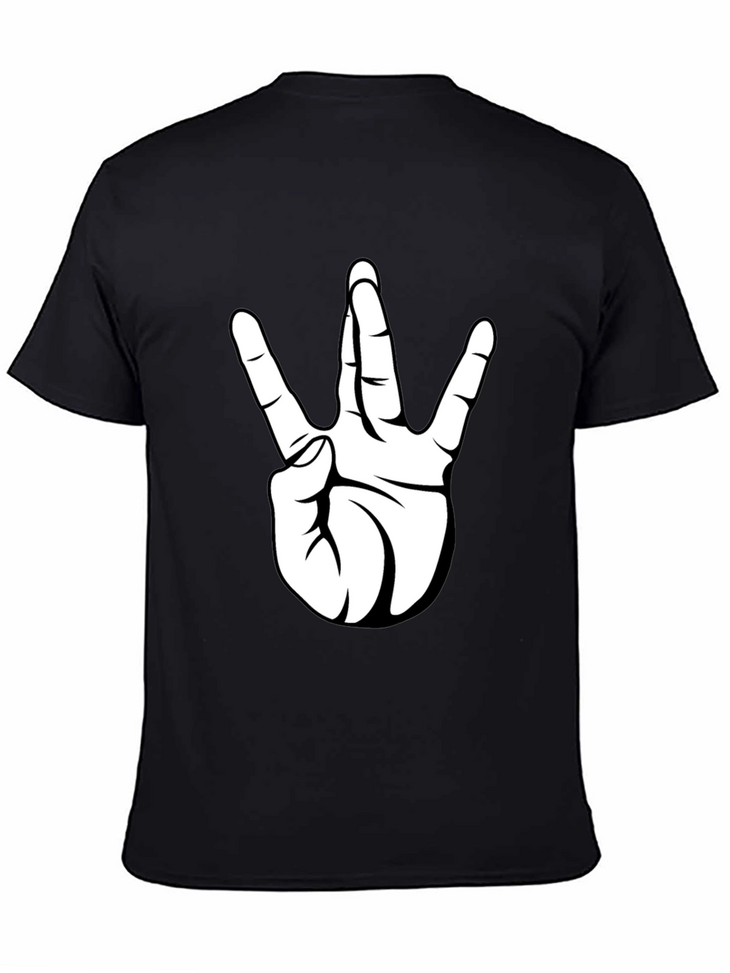 Westside Hand Sign Black T-Shirt
