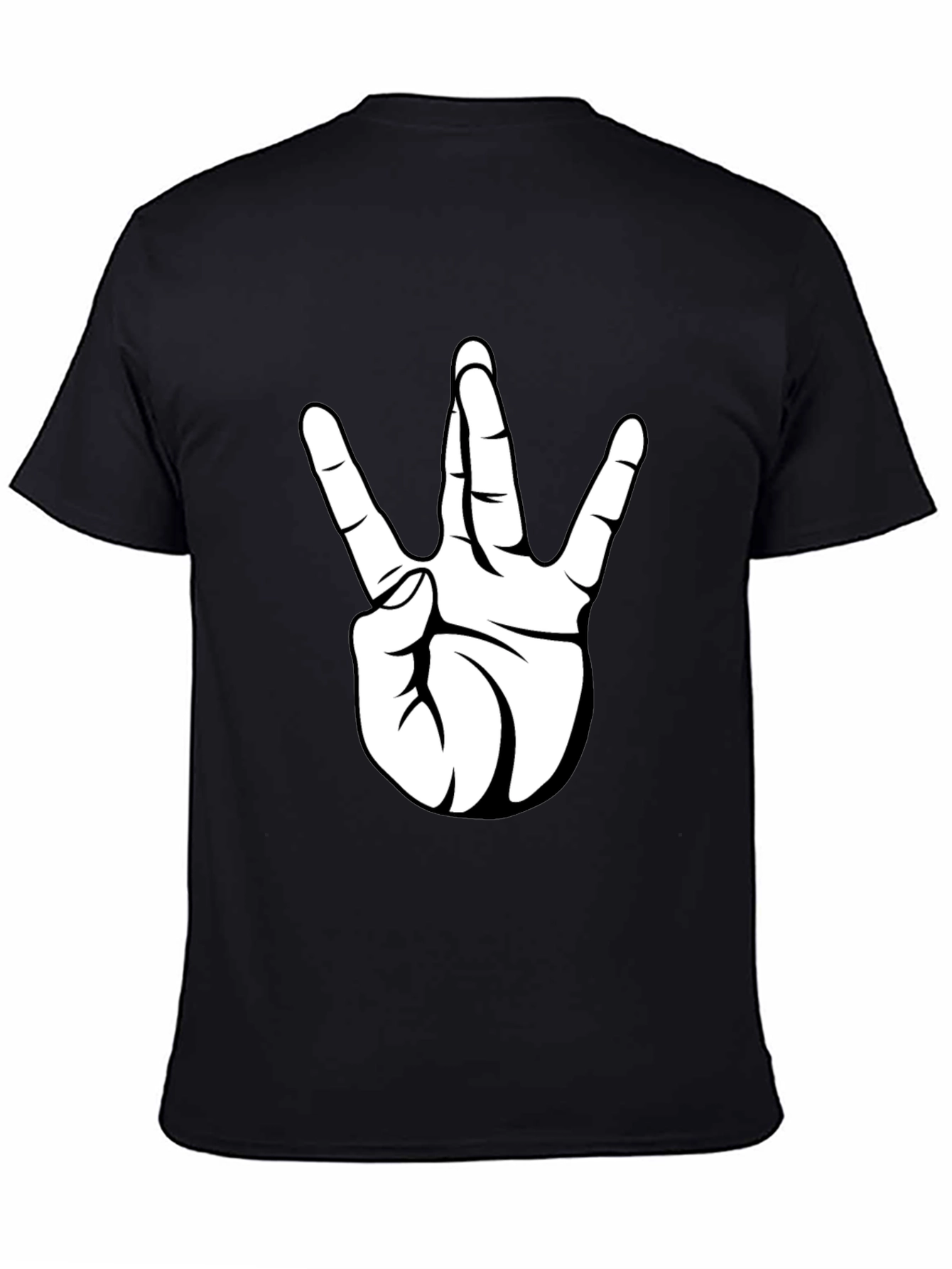 Westside Hand Sign Black T-Shirt
