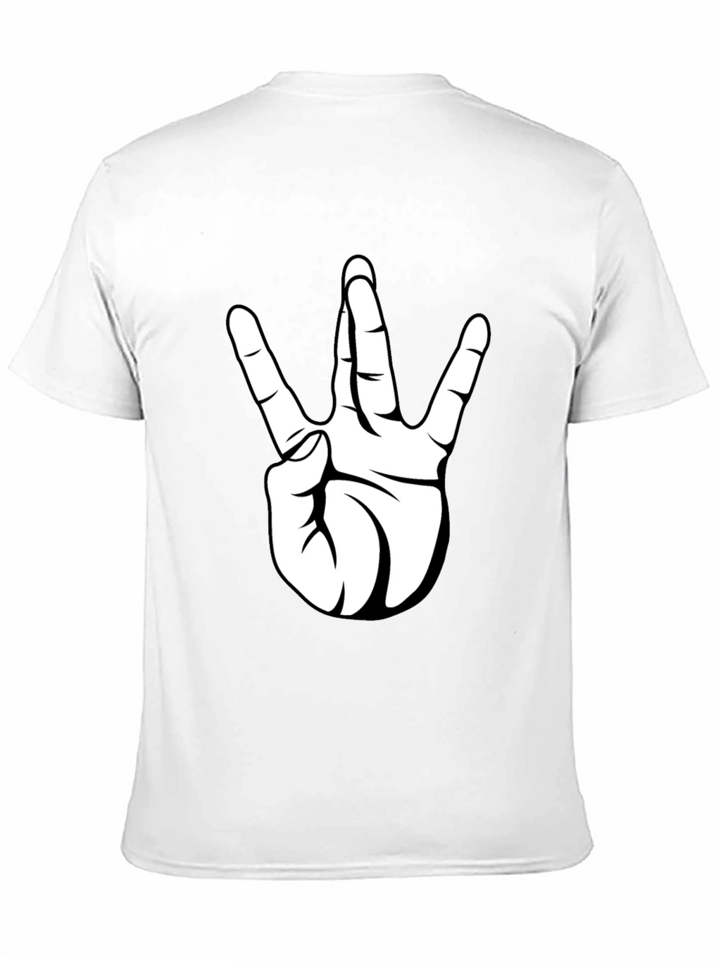 Westside Hand Sign Black T-Shirt