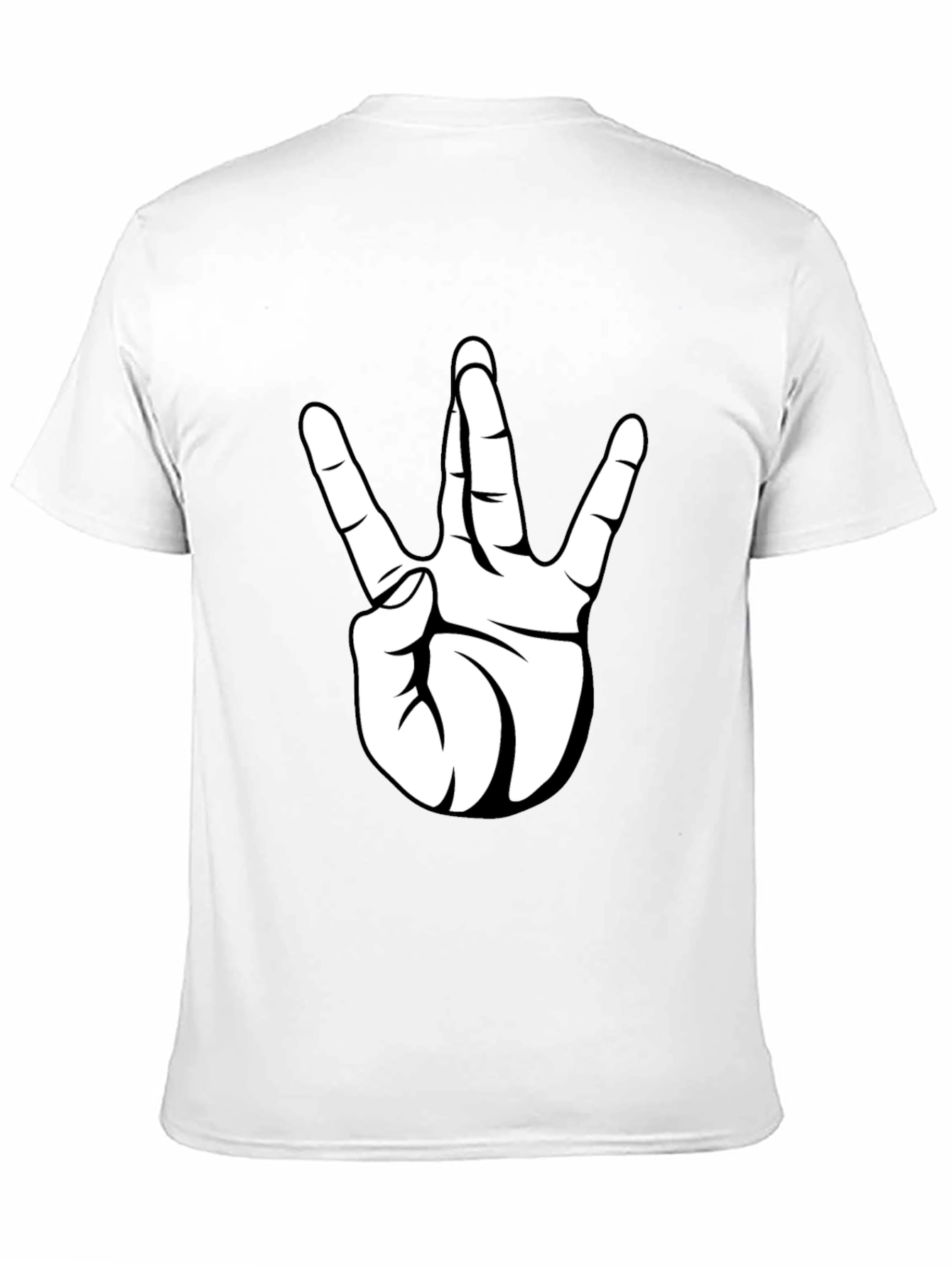 Westside Hand Sign Black T-Shirt