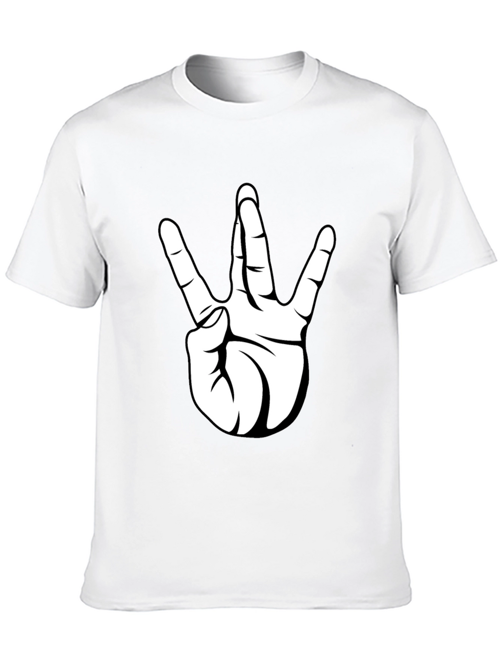 Westside Hand Sign Black T-Shirt