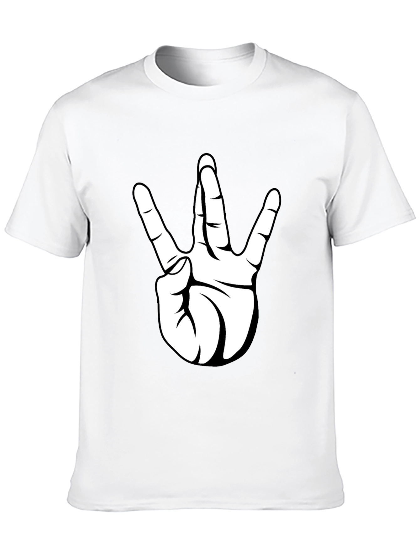 Westside Hand Sign Black T-Shirt