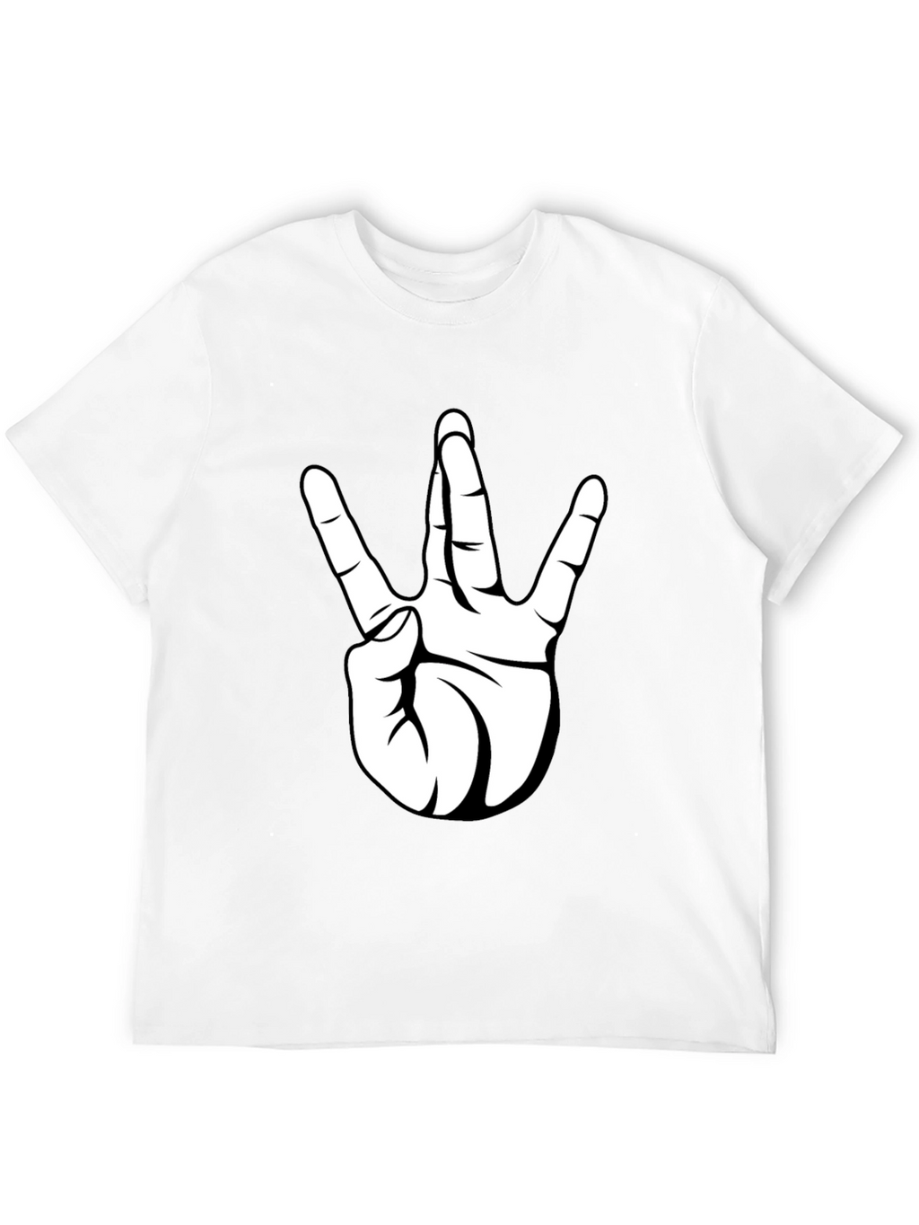 Westside Hand Sign Black T-Shirt
