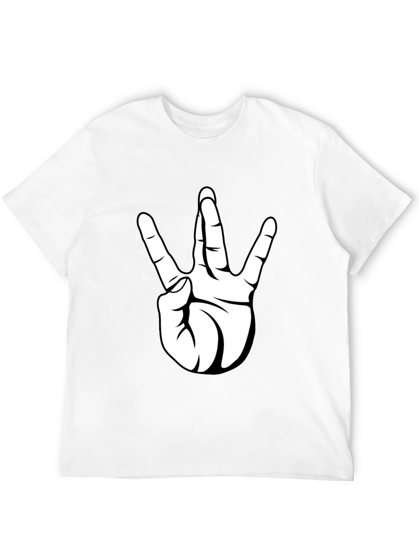 Westside Hand Sign Black T-Shirt