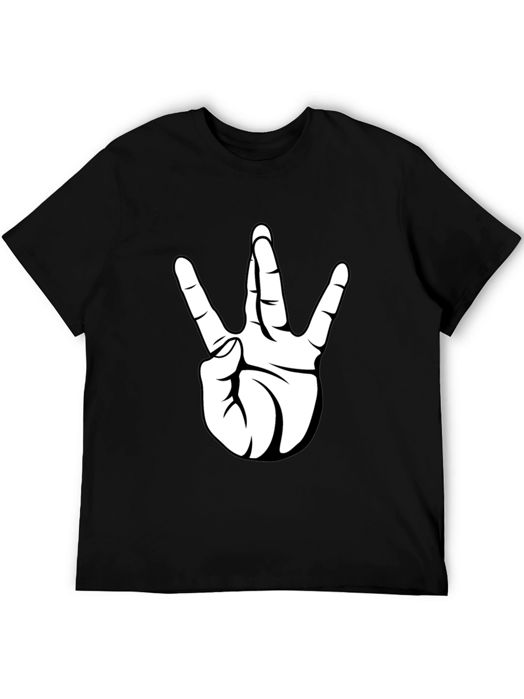 Westside Hand Sign Black T-Shirt