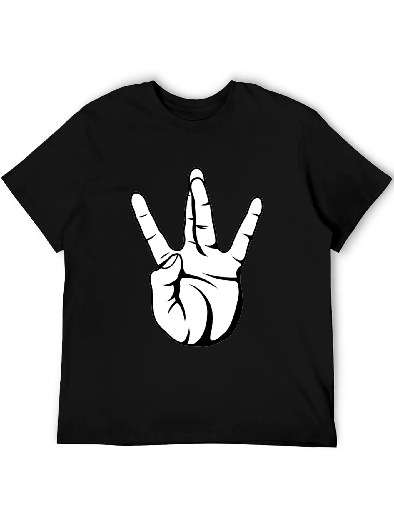 Westside Hand Sign Black T-Shirt