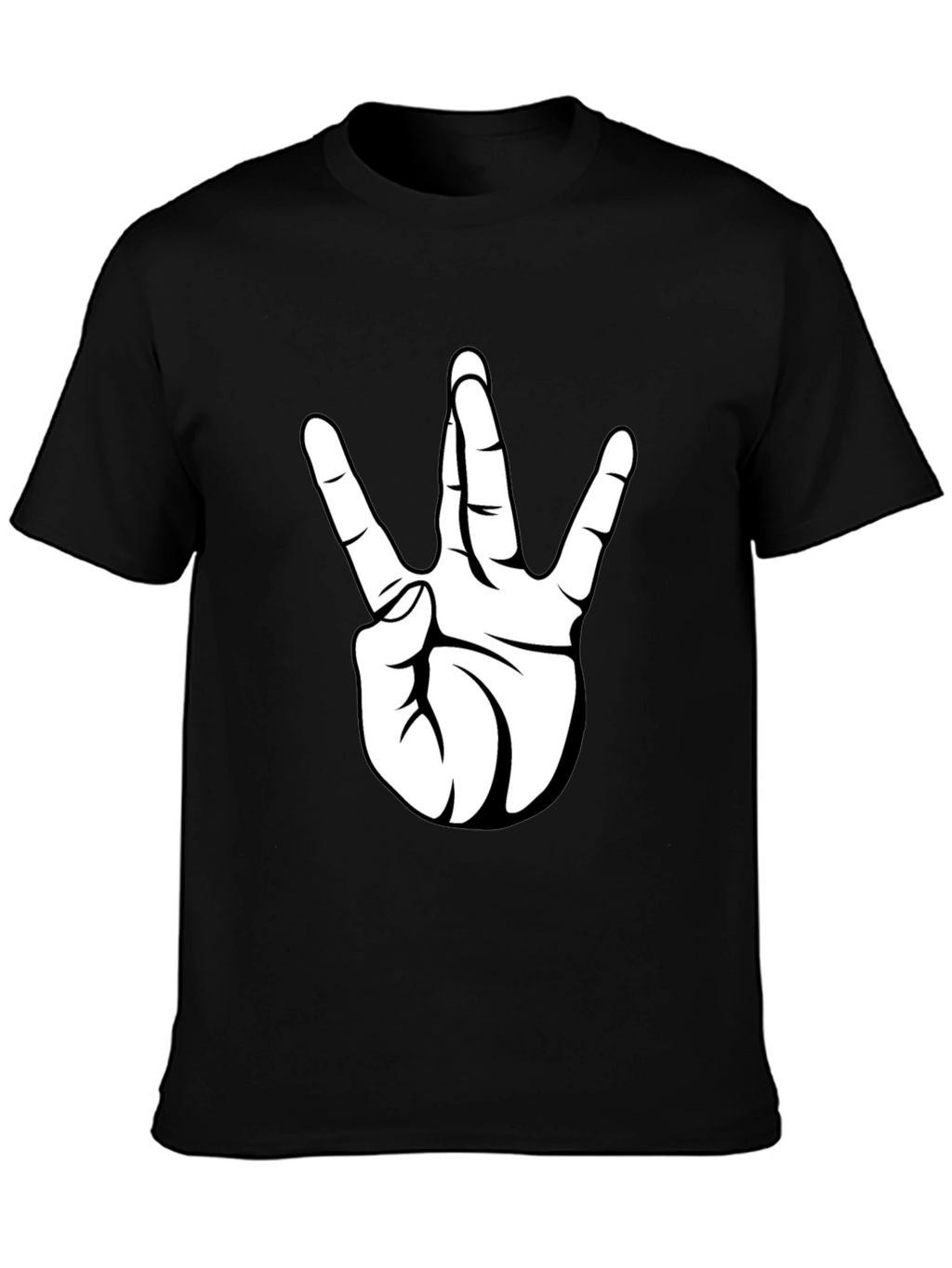 Westside Hand Sign Black T-Shirt