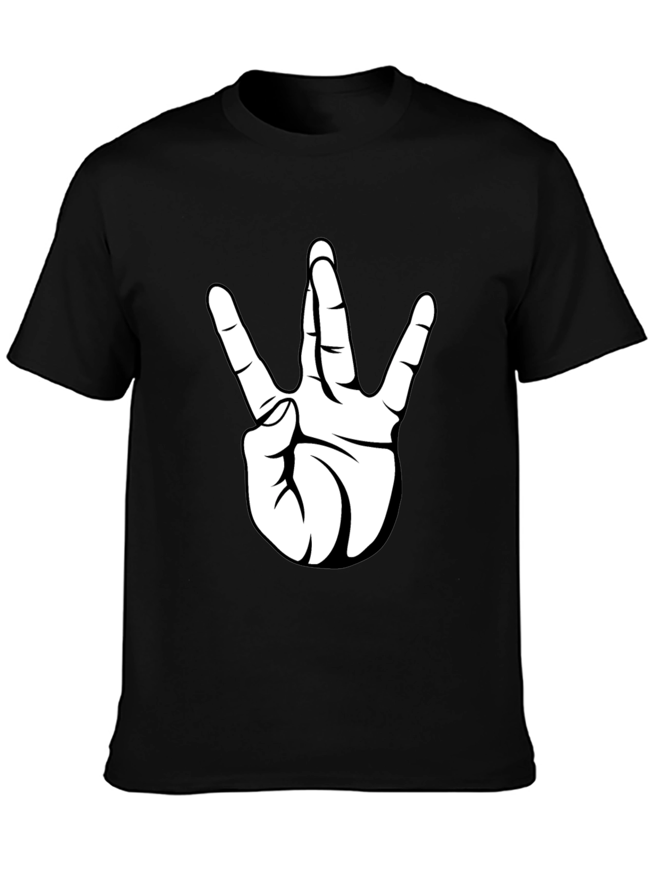 Westside Hand Sign Black T-Shirt
