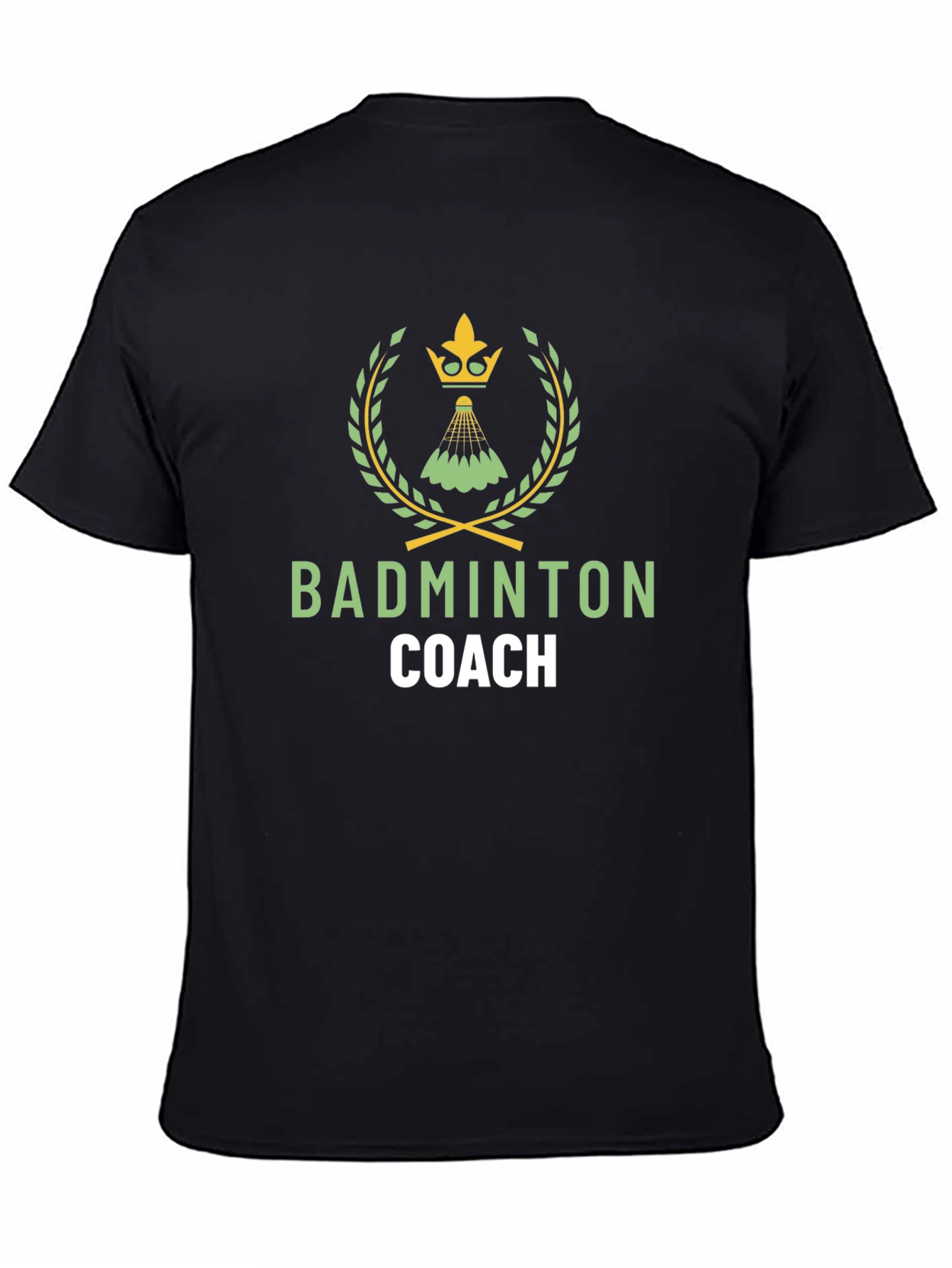 Badminton Coach Graphic Tee - Stylish Sport T-Shirt