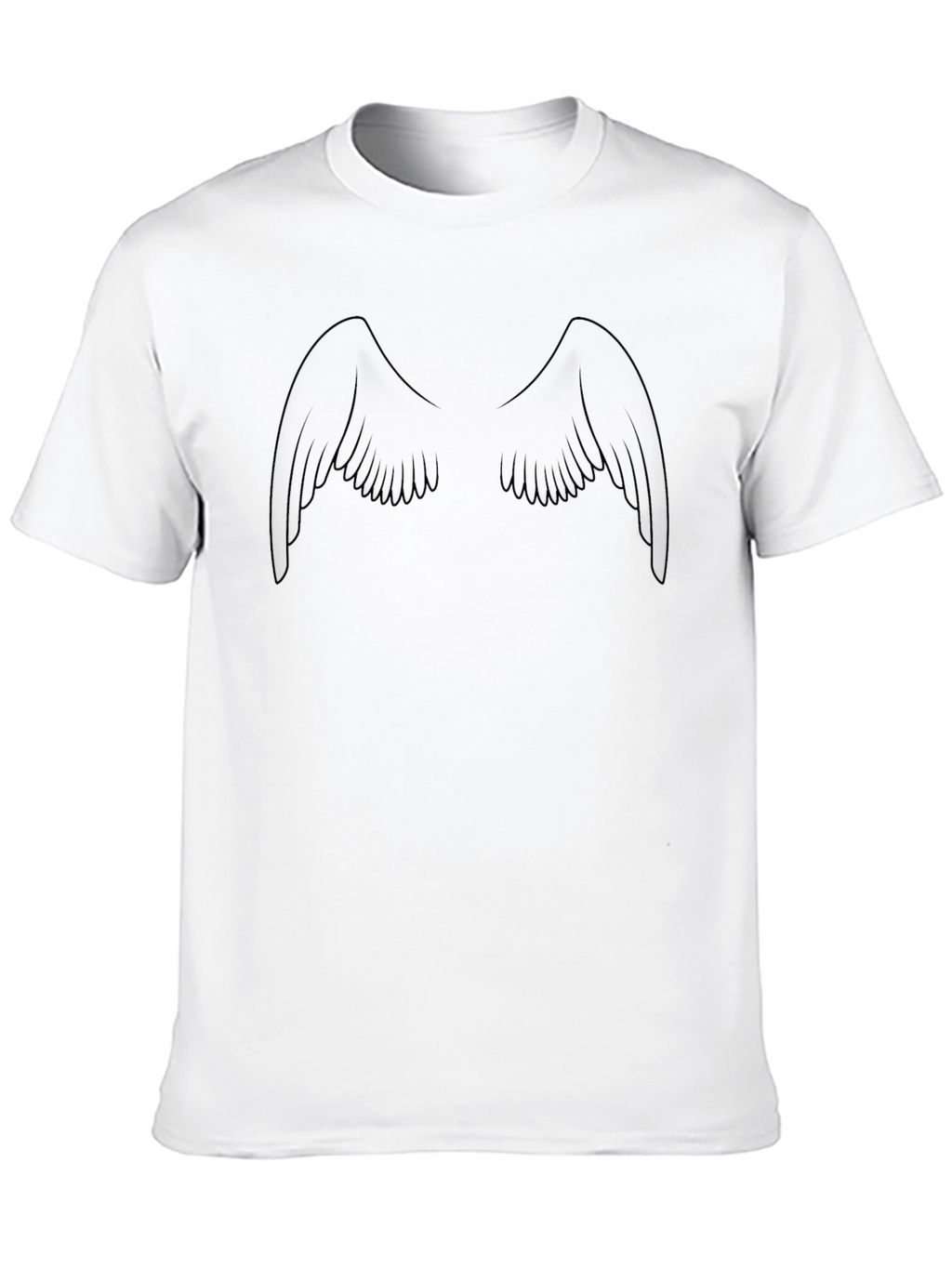 Black Angel Wing Graphic Tee