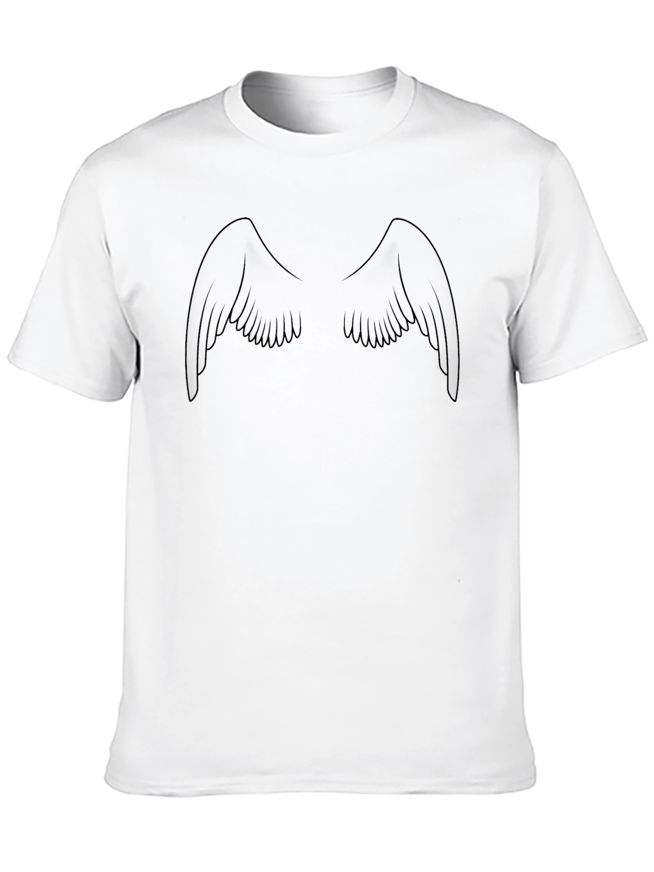 Black Angel Wing Graphic Tee