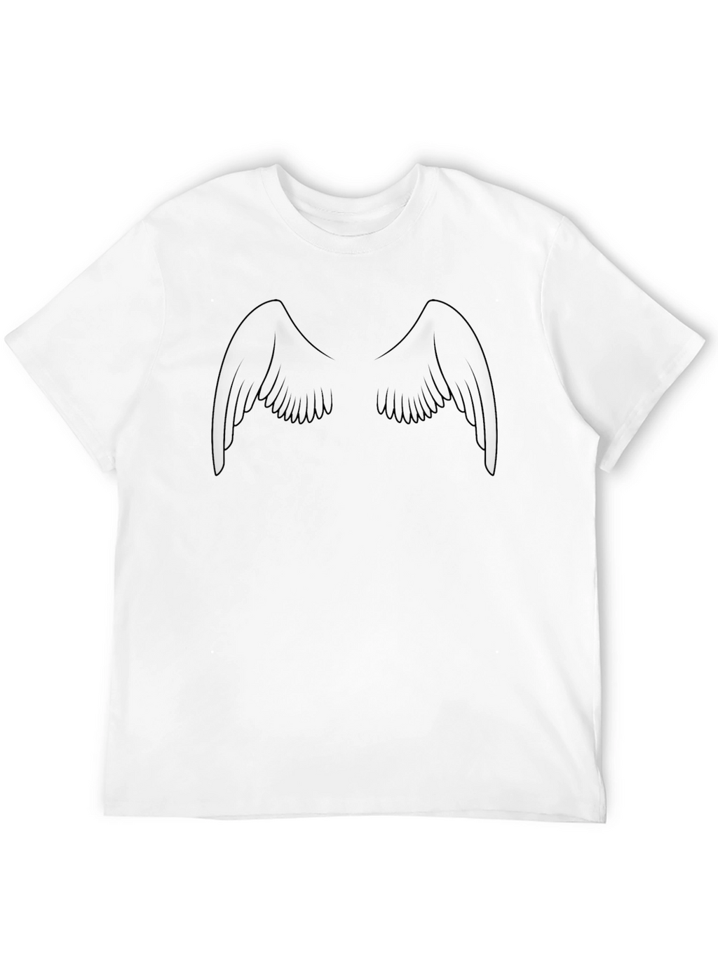 Black Angel Wing Graphic Tee