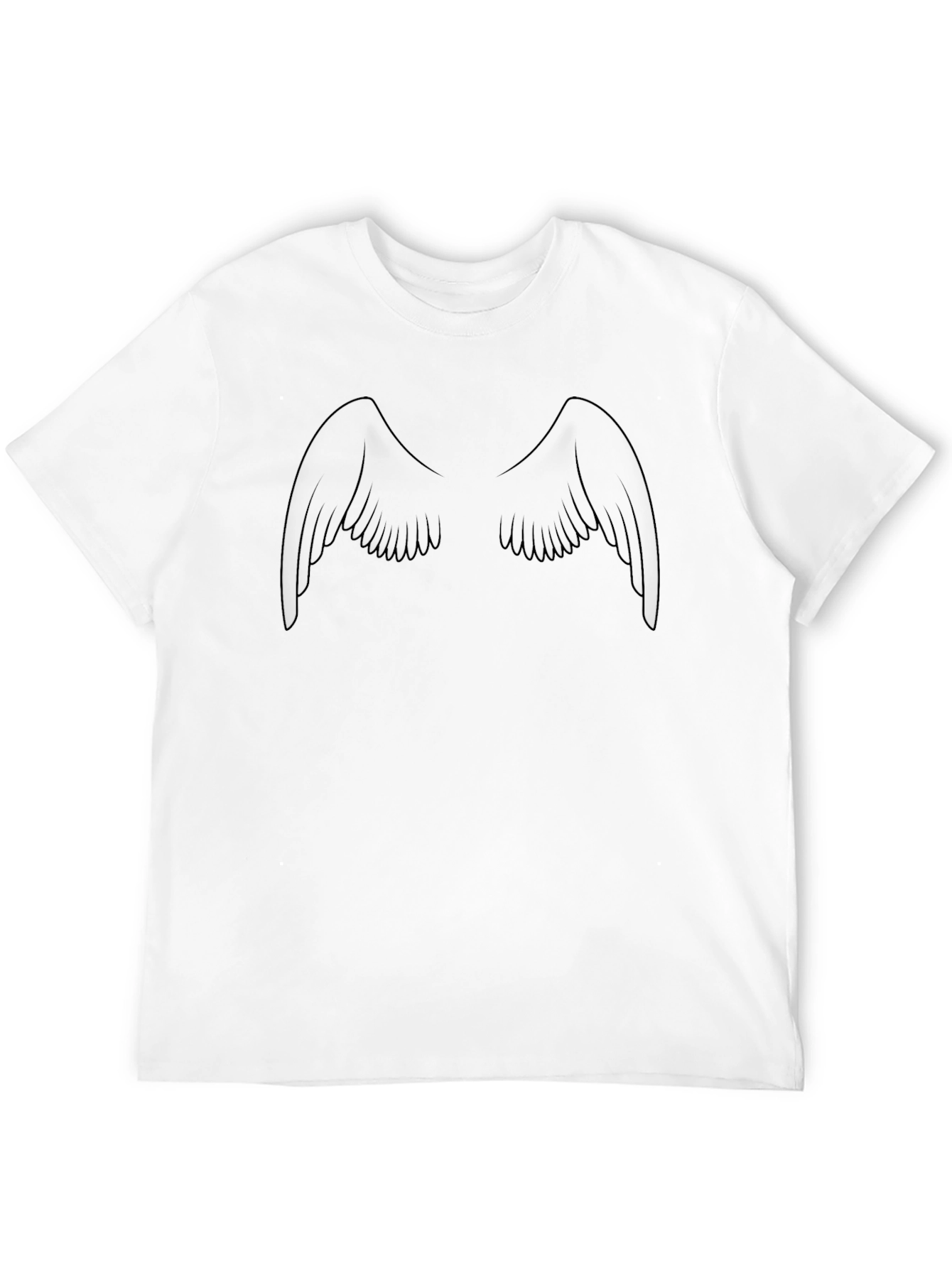 Black Angel Wing Graphic Tee