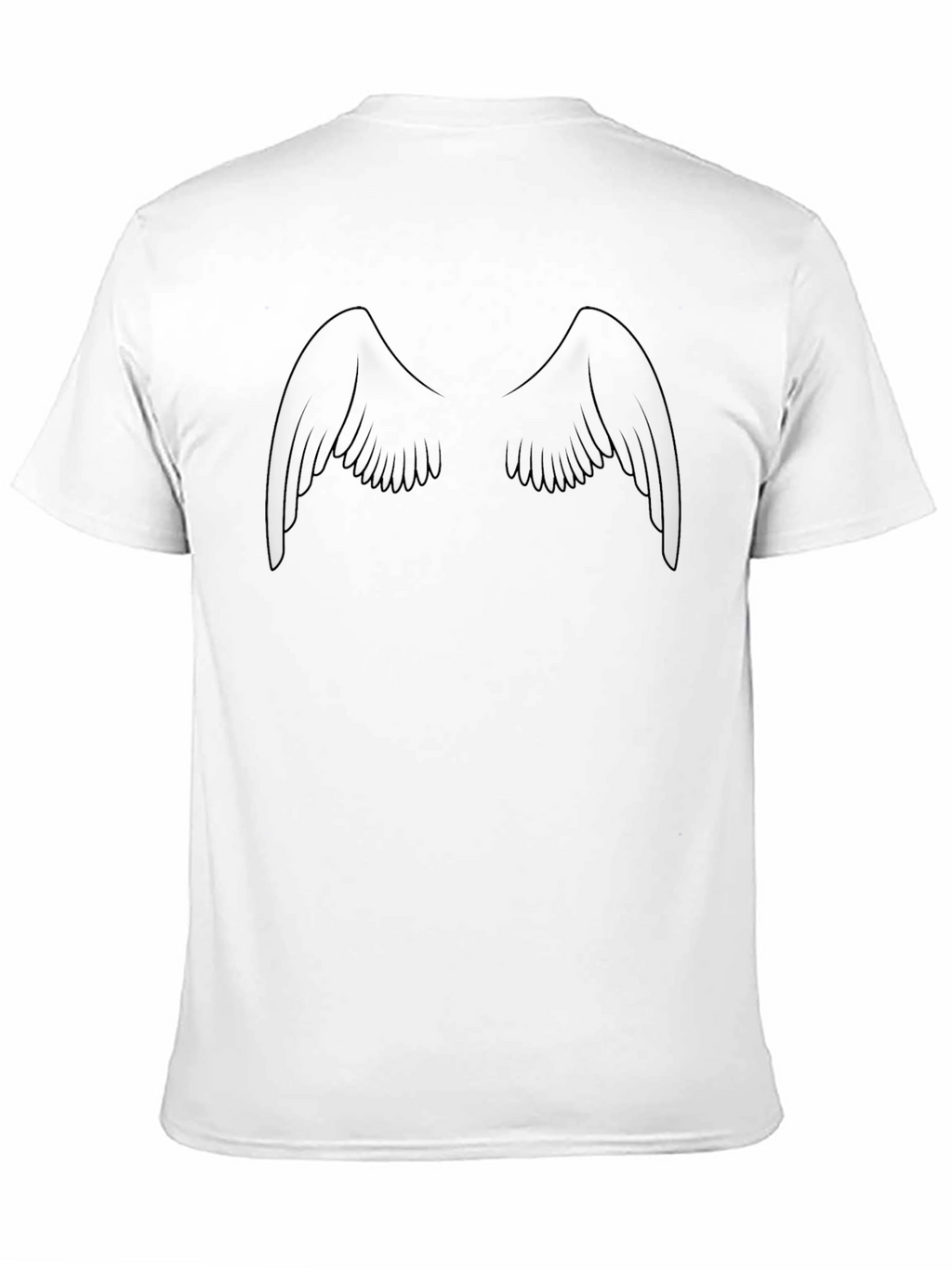 Black Angel Wing Graphic Tee