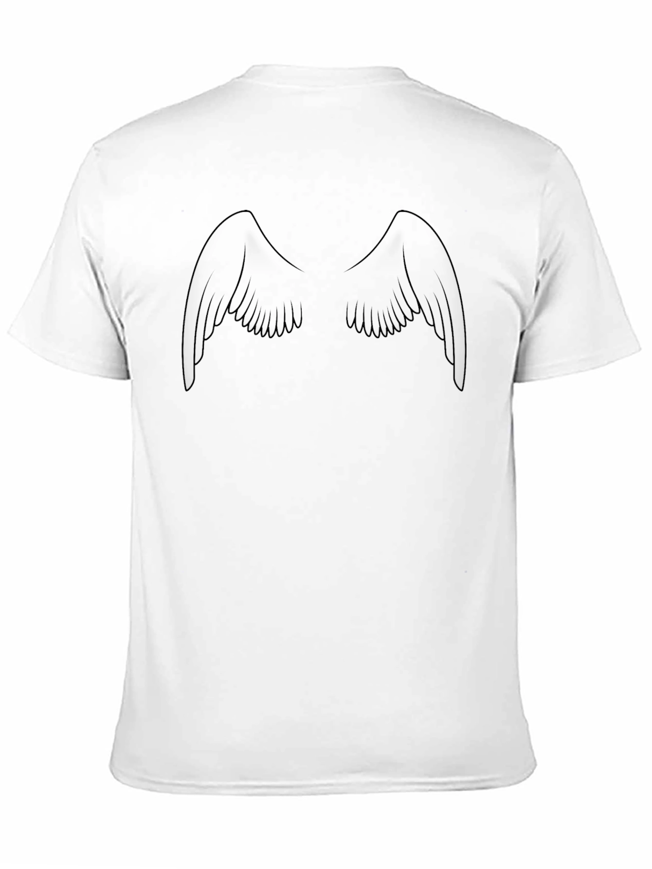 Black Angel Wing Graphic Tee