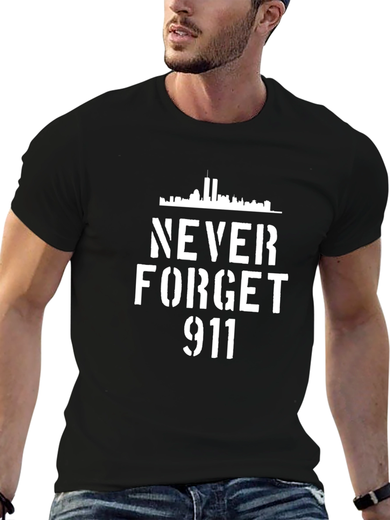Never Forget 9/11 Memorial T-Shirt