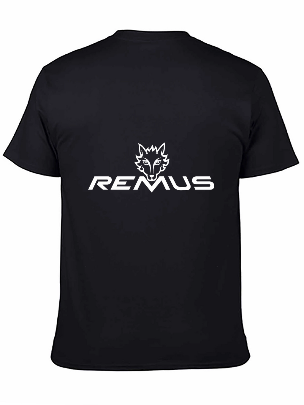 Remus Wolf Logo Black T-Shirt