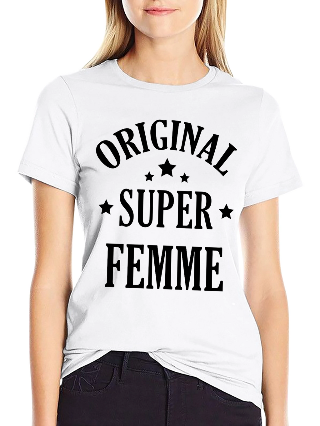 Original Super Femme Graphic Tee - Black