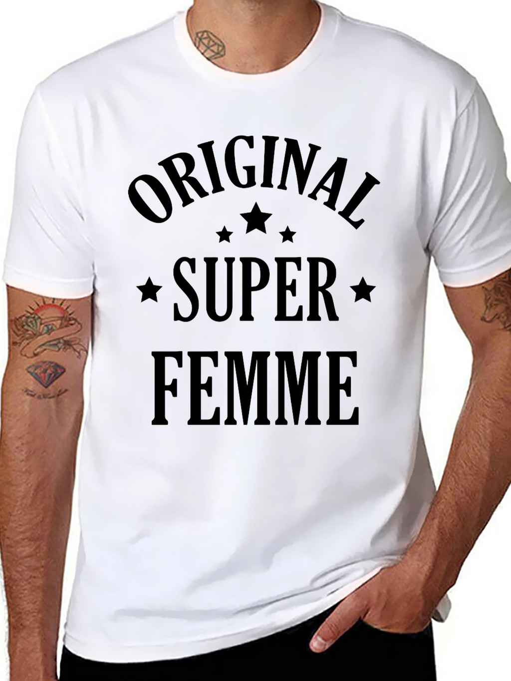 Original Super Femme Graphic Tee - Black