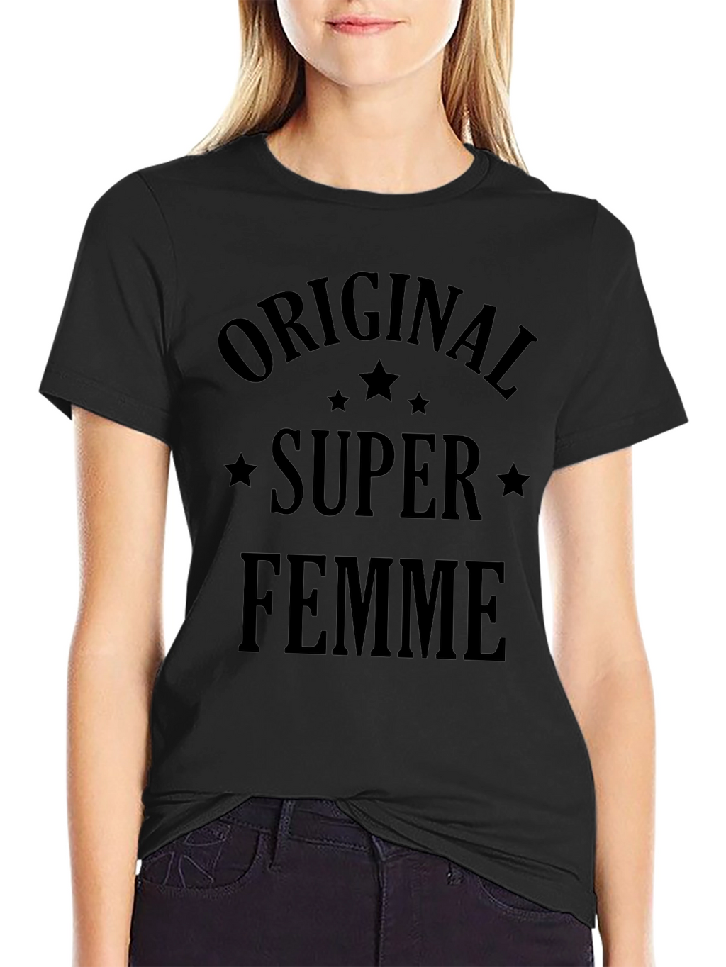 Original Super Femme Graphic Tee - Black